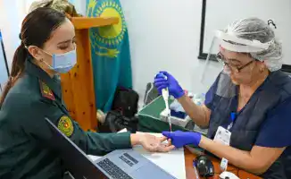 Военные медики в Астане поддерживают международное донорство крови