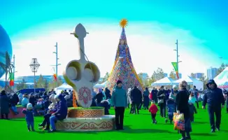 Art Installation 'Ұлы Дала Аруы' Unites Citizens in Astana