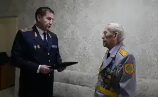 «Сердца, отданные службе»: в Актюбинском ДП отметили труд и подвиг ветеранов