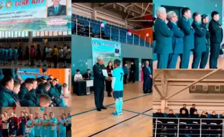 Футбольный турнир пенсионеров МВД Казахстана в память Ерлана Нургалиева