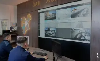 В Целиноградском районе открыт новый центр оперативного управления с современными системами видеонаблюдения
