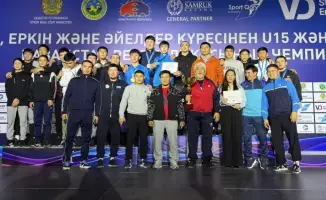 Алматинские борцы одержали победу на чемпионате Казахстана U23 по вольной борьбе