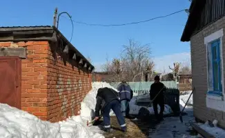 Акция по уборке в Алтынсаринском районе