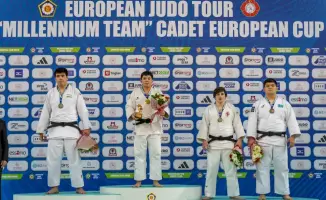 Карагандинские дзюдоисты Еркен Беккали и Адилжан Жаудинов стали золотыми медалистами на Кубке Европы среди кадетов в Анталье