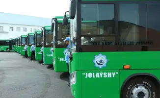 Бесплатный проезд в общественном транспорте Туркестанской области в день референдума 15 марта