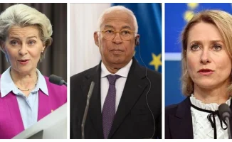 Лидеры Евросоюза Урсула фон дер Ляйен и Антониу Кошта комментируют войну на Ближнем Востоке