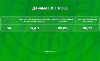 Казахстанцы поддержали новую Конституцию: результаты экзитполов республиканского референдума