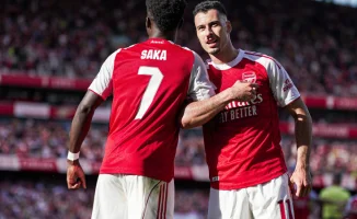 Лондонский 'Арсенал' сохраняет лидерство в Премьер-лиге после победы над 'Брайтоном'