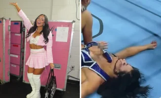 Киана Джеймс оказалась в неловкой ситуации на ринге WWE: инцидент с одеждой в прямом эфире