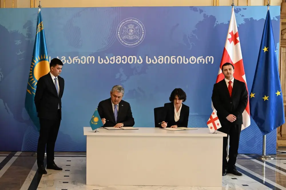 Главы МИД Казахстана и Грузии обсудили планы по углублению взаимовыгодного сотрудничества (4)