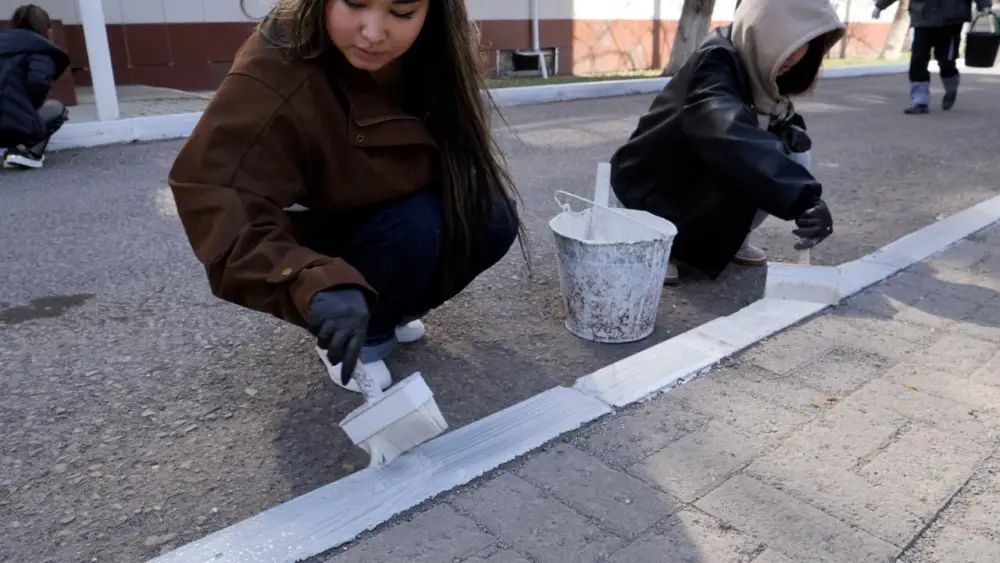 Студенты столицы массово поддерживают «Таза Қазахстан» (8)