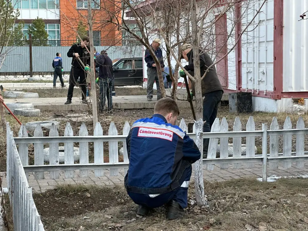 «Таза Қазақстан»: на территории столичного завода прошла масштабная уборка (7)