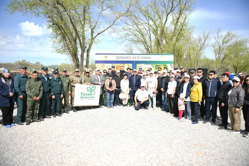 30 тысяч жителей Алматинской области вышли на масштабный субботник (5)