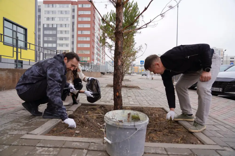 К экоакции «Таза Қазақстан» присоединились столичные тренеры (5)