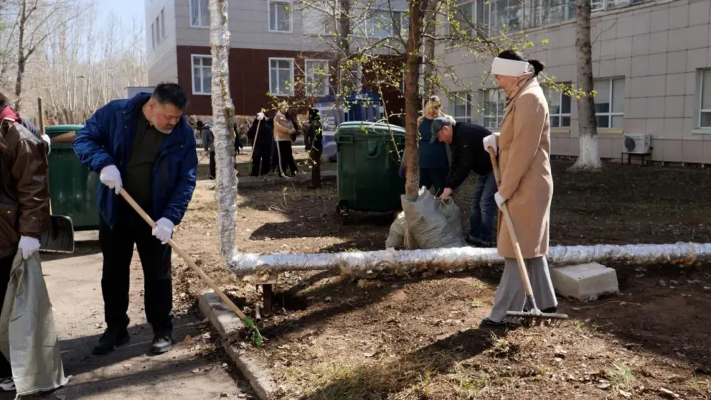 Студенты столицы массово поддерживают «Таза Қазахстан» (10)
