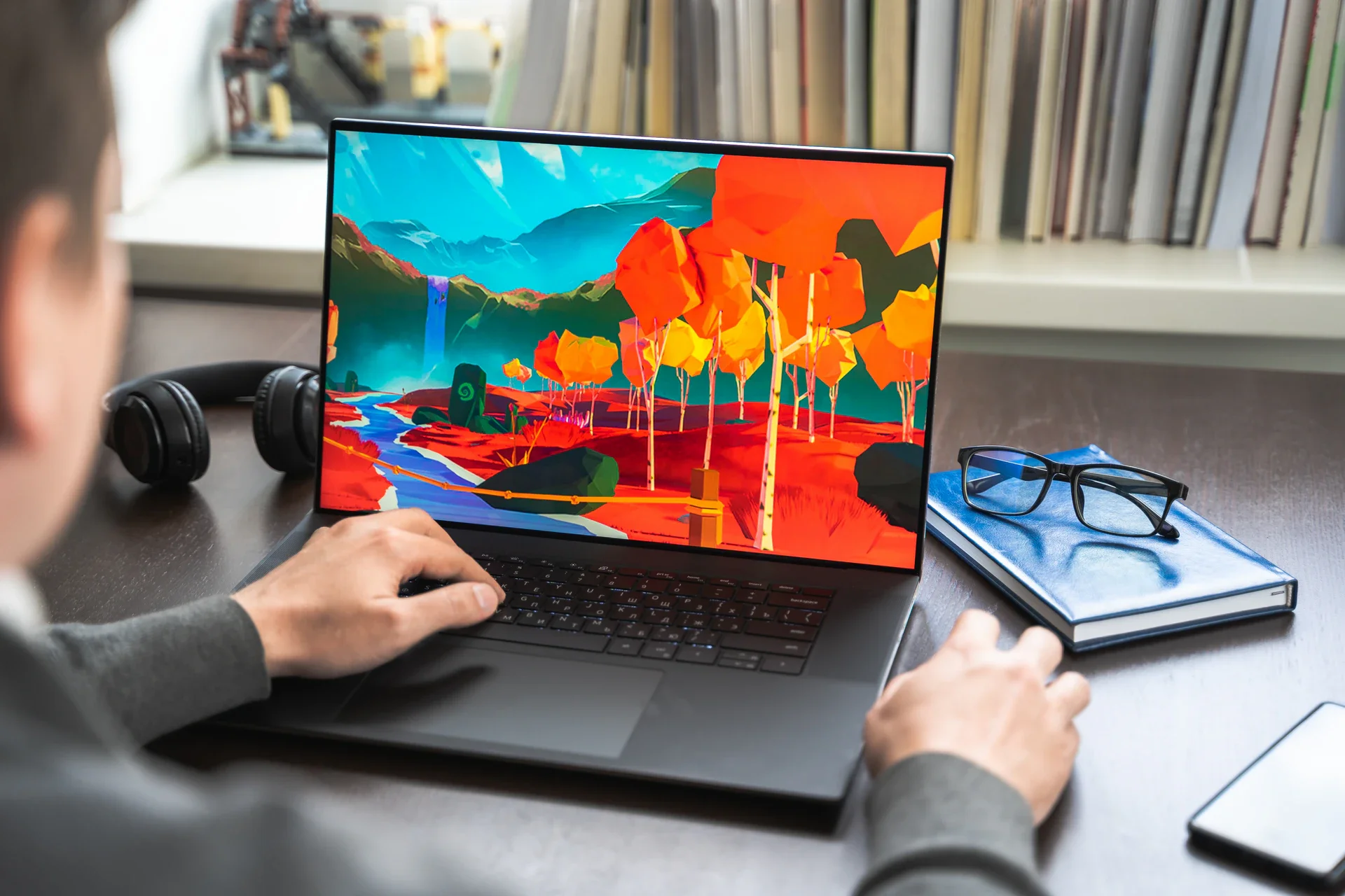 Рабочий стол ноутбука