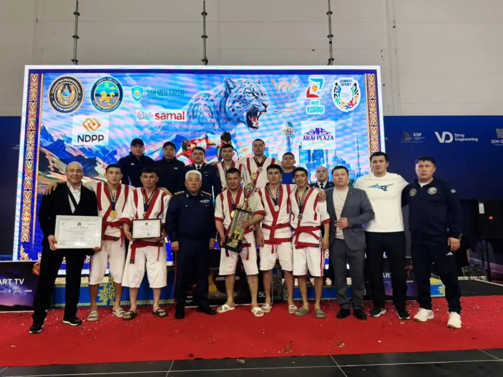 Чемпионат страны по қазақ күресі завершился в Таразе (3)