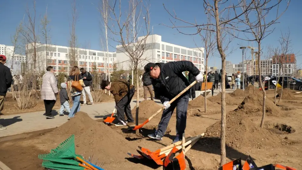 «Союз отцов» с детьми поддержали инициативу «Таза Казахстан» (2)