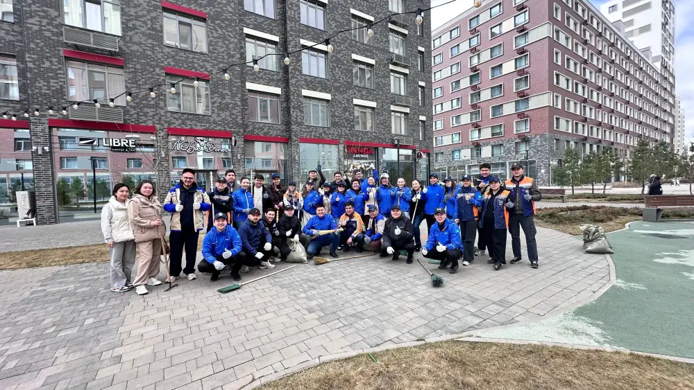 BI Group присоединился к акции «Таза Қазақстан»: сотрудники компании вышли на уборку Астаны (3)