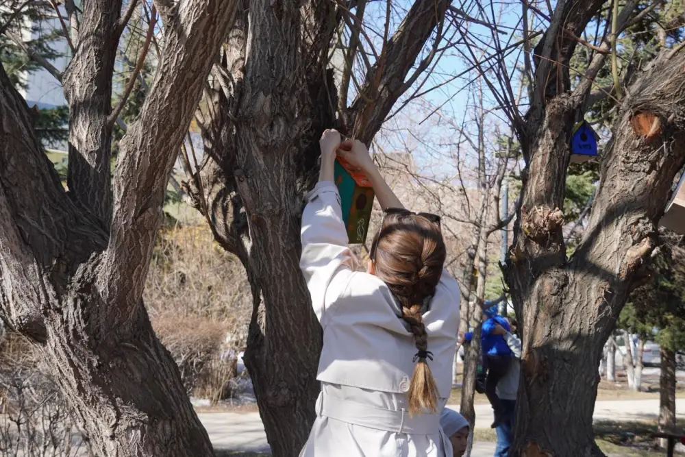 В Астане прошла городская экологическая акция «Птицы - наши ДрузьЯ» (4)