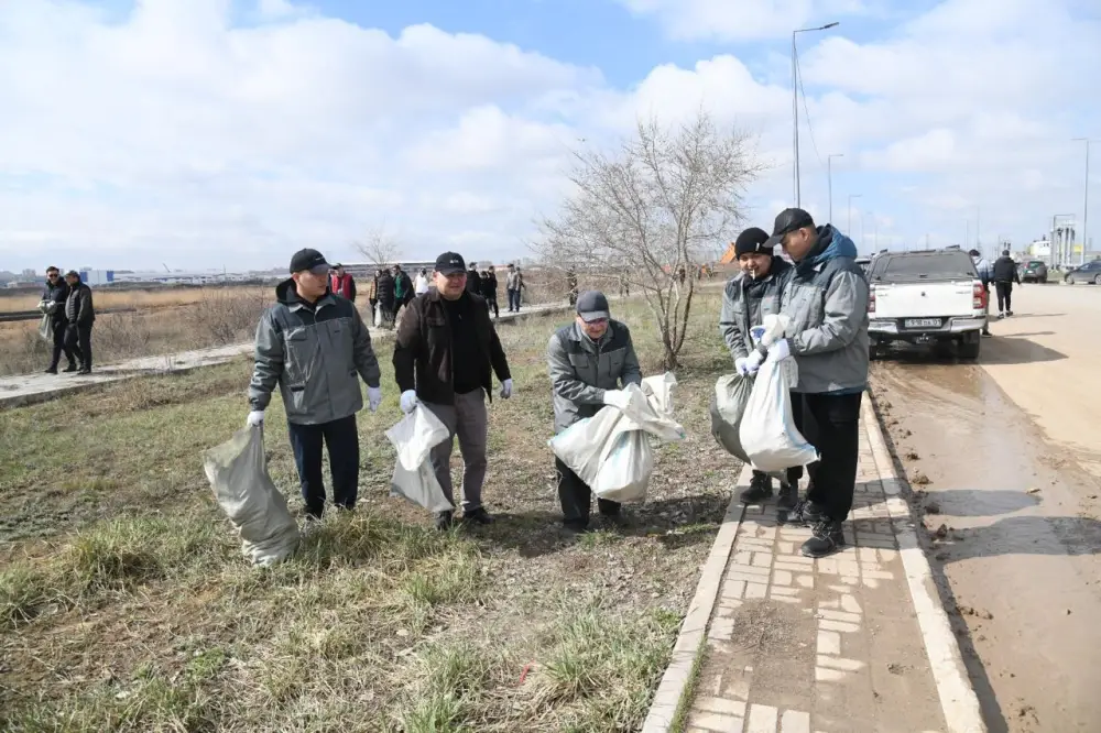 Крупные предприятия Индустриального парка №1 присоединились к акции «Таза Қазақстан» (4)