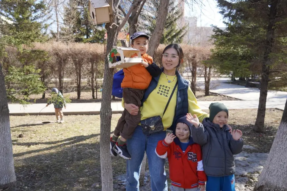 В Астане прошла городская экологическая акция «Птицы - наши ДрузьЯ» (10)