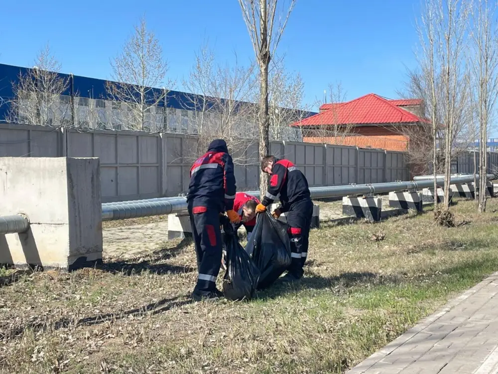 Коллективы предприятий Индустриального парка №1 поддержали общенациональную инициативу «Таза Қазақстан» (2)
