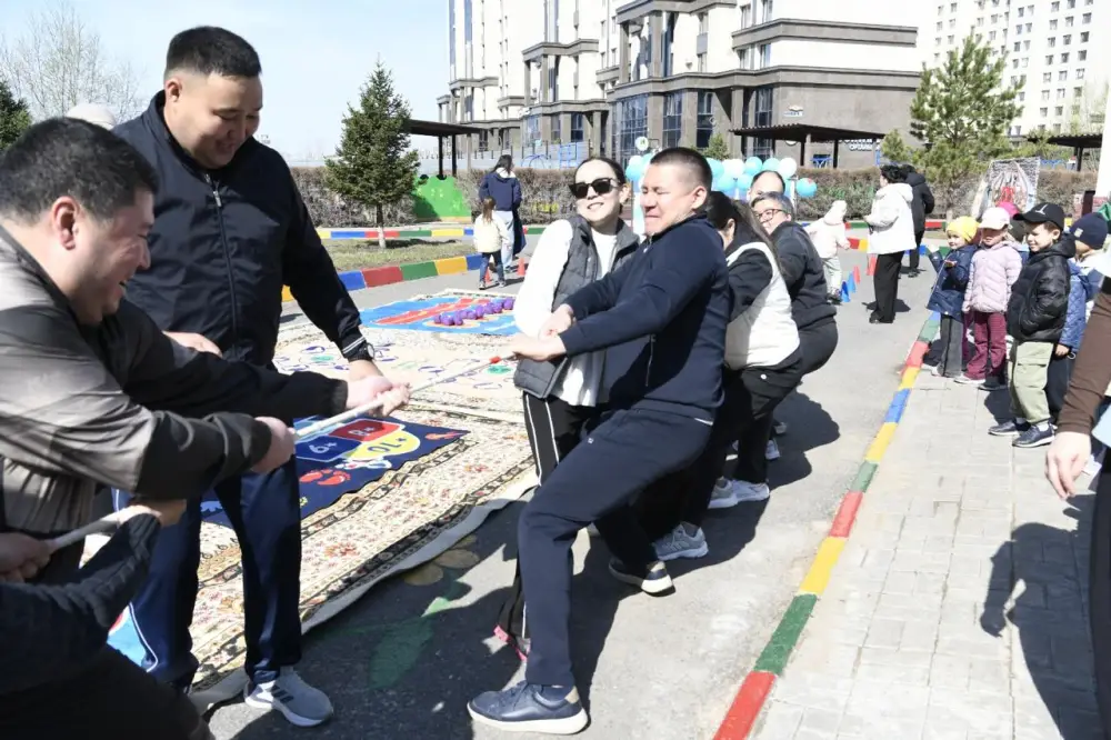 Спортивно-экологический праздник организовали в столичном детсаду в рамках акции «Таза Қазақстан» (8)