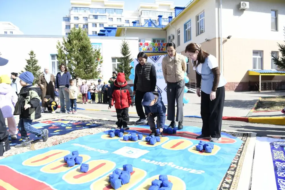 Спортивно-экологический праздник организовали в столичном детсаду в рамках акции «Таза Қазақстан» (6)