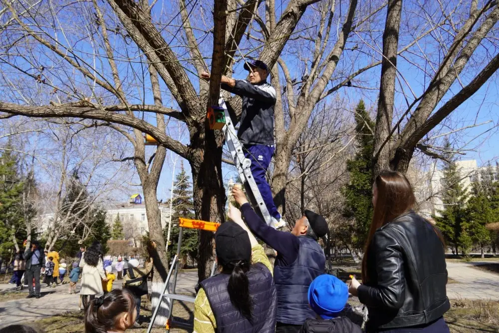 В Астане прошла городская экологическая акция «Птицы - наши ДрузьЯ» (9)