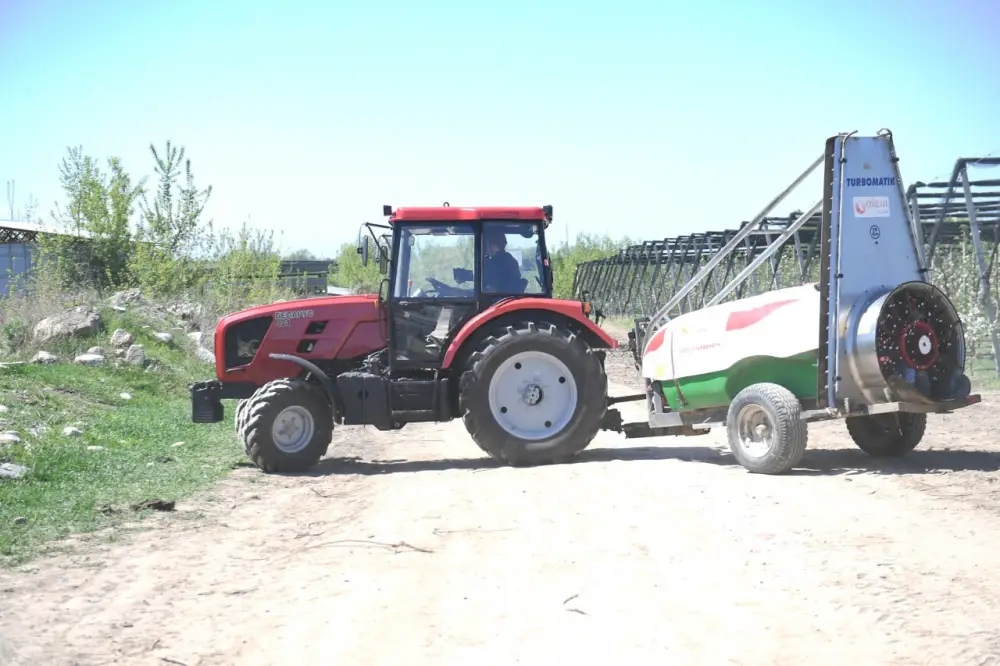 Яблоневые сады Алматинской области: от цветения к богатому урожаю (3)