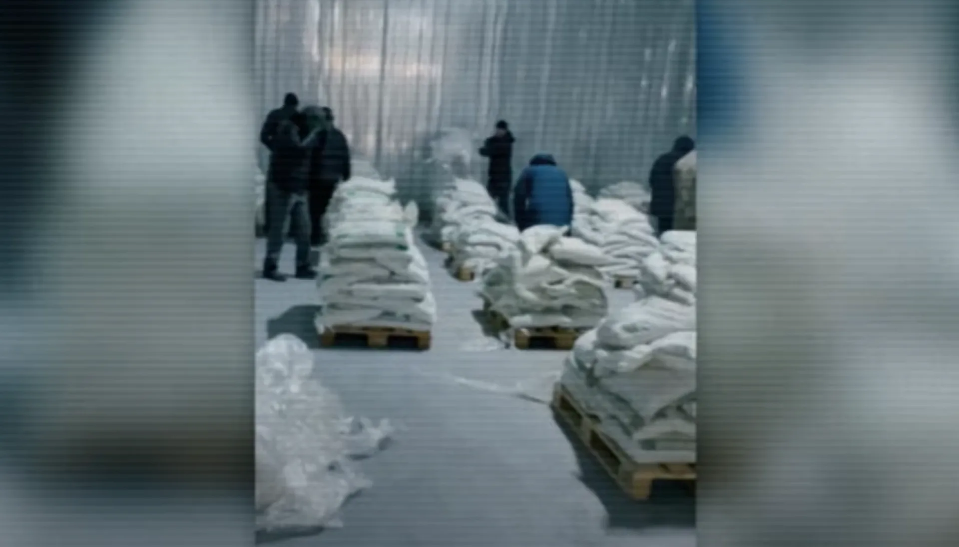 Палеты с мешками кокаина / Фото: КНБ РК