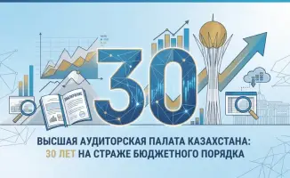 30 лет Высшей аудиторской палаты Казахстана контроль бюджета прозрачность