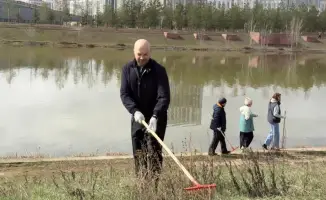 Спортсмены Астаны очистили город в «Таза Қазақстан»