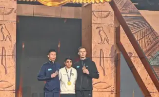 Казахстанские гимнасты завоевали три медали на этапе Кубка мира в Каире