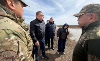 Защитные меры в селе Жибек жолы позволяют контролировать паводковые воды реки Есиль