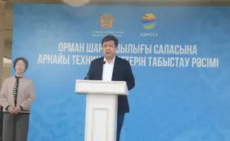 В Акмолинской области лесные учреждения получили 13 новых пожарных машин для борьбы с огнем