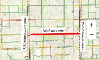 Закрытие части проспекта Абая в Астане: возможные заторы и изменения в маршрутах