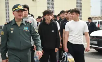 Призывники из трёх областей начали подготовку в Туркестанской области
