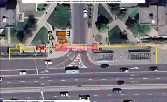 Реконструкция газопровода на пр. аль-Фараби
