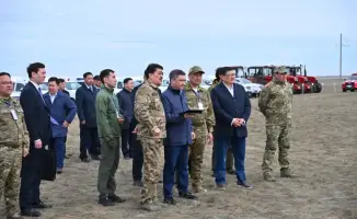 Пламя под контролем: учения по тушению лесных пожаров в Абайской области с помощью высоких технологий