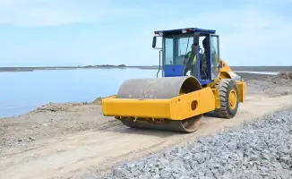 В Жетісу продолжается укрепление берега озера Алаколь и строительство канализационных очистных сооружений