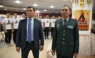 Торжественные проводы новобранцев в Службу государственной охраны Казахстана