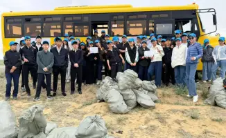 1500 школьников и волонтёров объединились для уборки более 20 тонн мусора в Кызылординской области в рамках акции по защите водных ресурсов