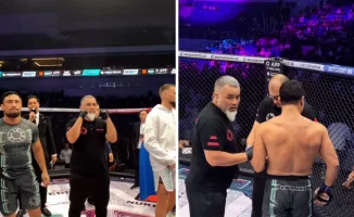 Бой Казахстан - Узбекистан: титульный поединок в полусреднем весе между Богданом Пшебельским и Шохасаном Мирзаматовым признан несостоявшимся