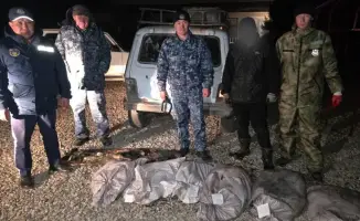 Задержание нарушителя незаконного лова рыбы на водохранилище Буктырма