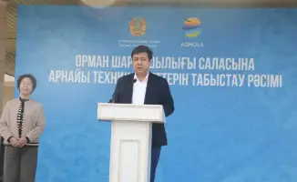 Новая техника для лесных учреждений Акмолинска
