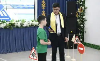 «Дорога к безопасности: школьники Астаны прокладывают путь к светлому будущему»