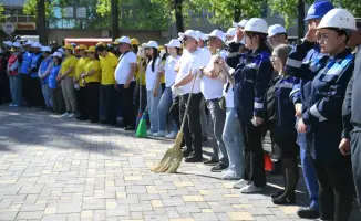 Активное участие жителей и волонтёров в экологической акции «Таза Қазақстан» в Алматинской области