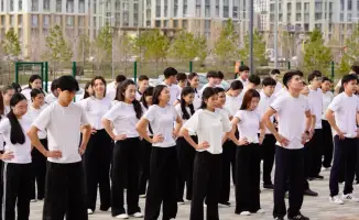 Воспитательные мероприятия в Астане ко Всемирному дню здоровья и экологической акции